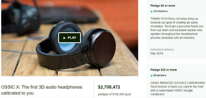 OSSIC X Kickstarter Headphones